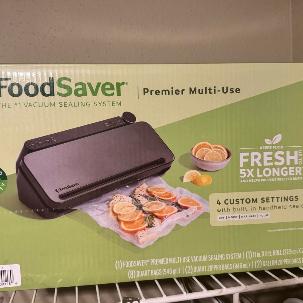 Premier Multi-Use Vacuum Sealing System - Black